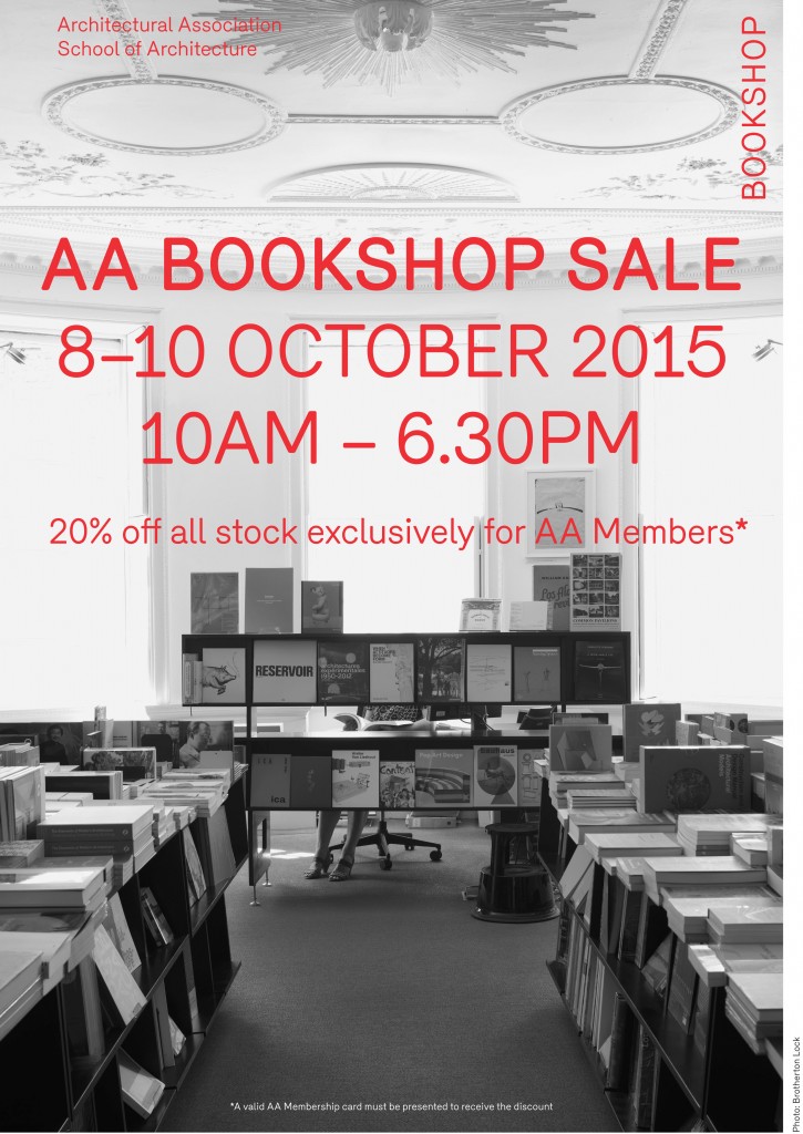 150917 Bookshop October Sale 2015 Poster