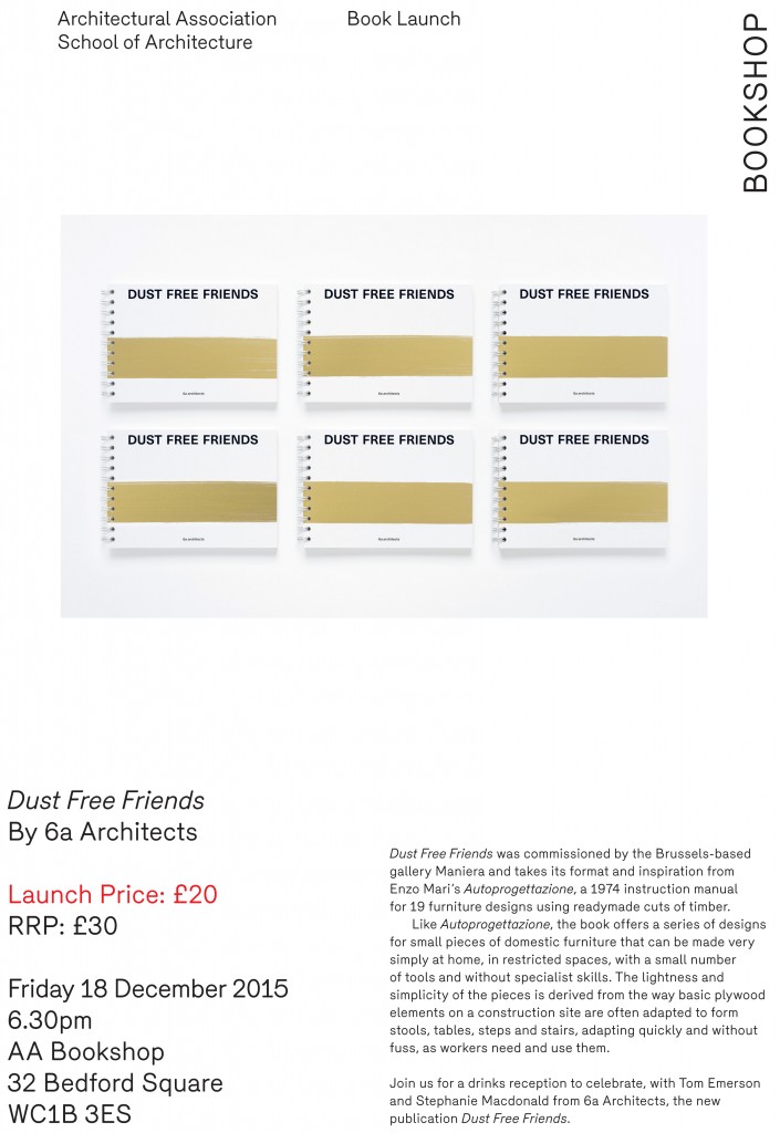 151201 Dust Free Friends Book Launch Poster Dec 2015