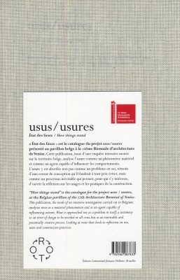 Usus/Usures Etat des Lieux – How Things Stand  – Out of Print