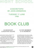 Night School Book Club Tuesday 17 June, 7pm