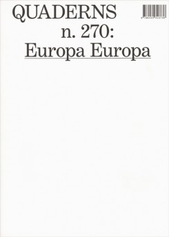 QUADERNS n. 270: Europa Europa